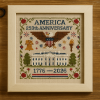 🏆Flash Sale 60% OFF - US 250th Anniversary Cross Stitch Kit