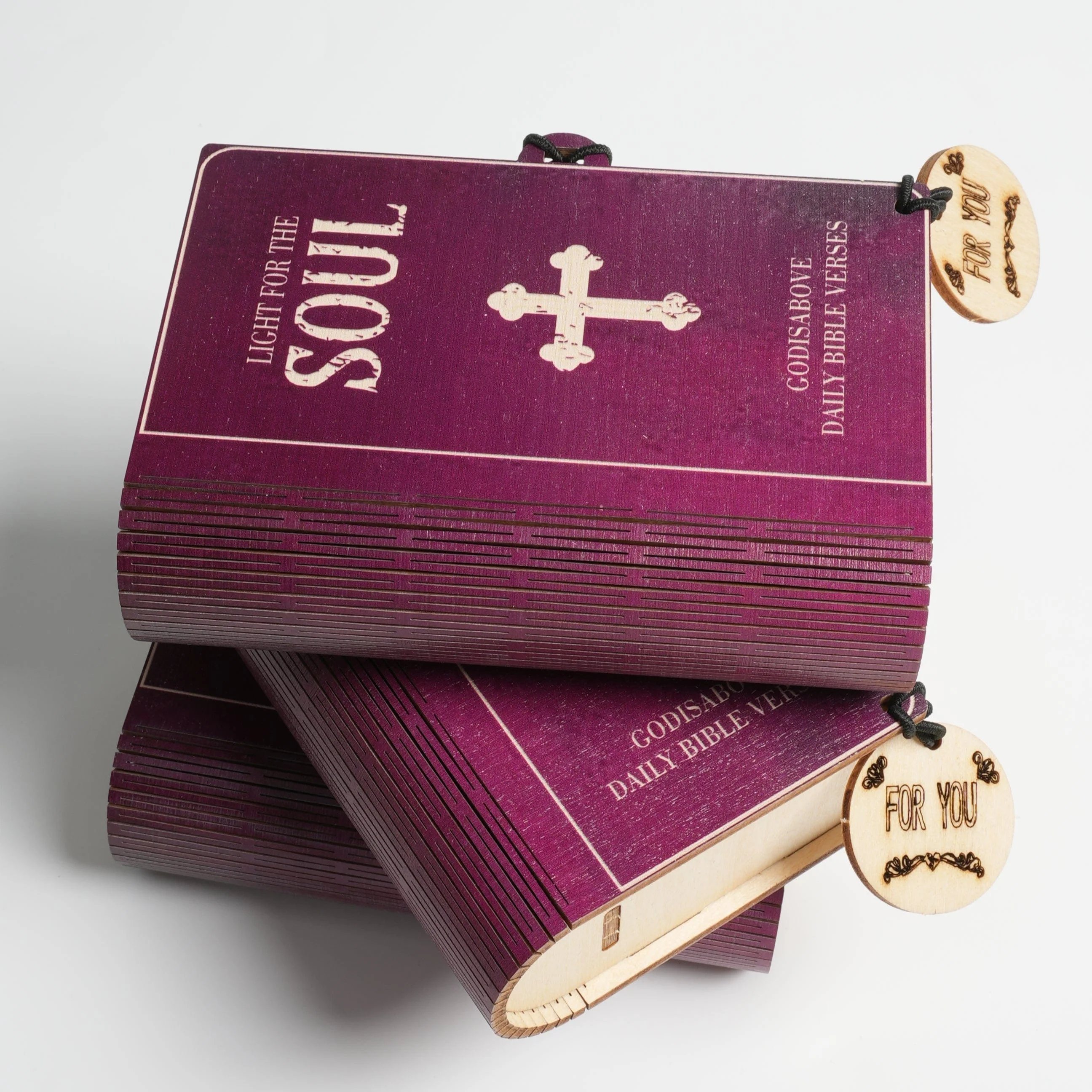 🔥Last Day Promotion 50% OFF🔥Handmade Wooden Bible Verses Box