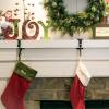 Fireplace Stocking and Garland Hanger