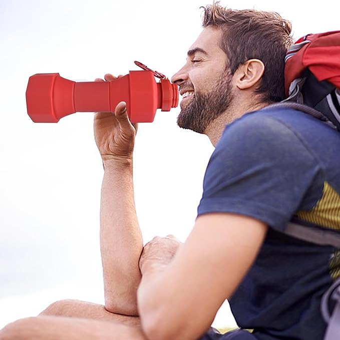 Large -capacity Dumbbell Collapsible Water Bottle