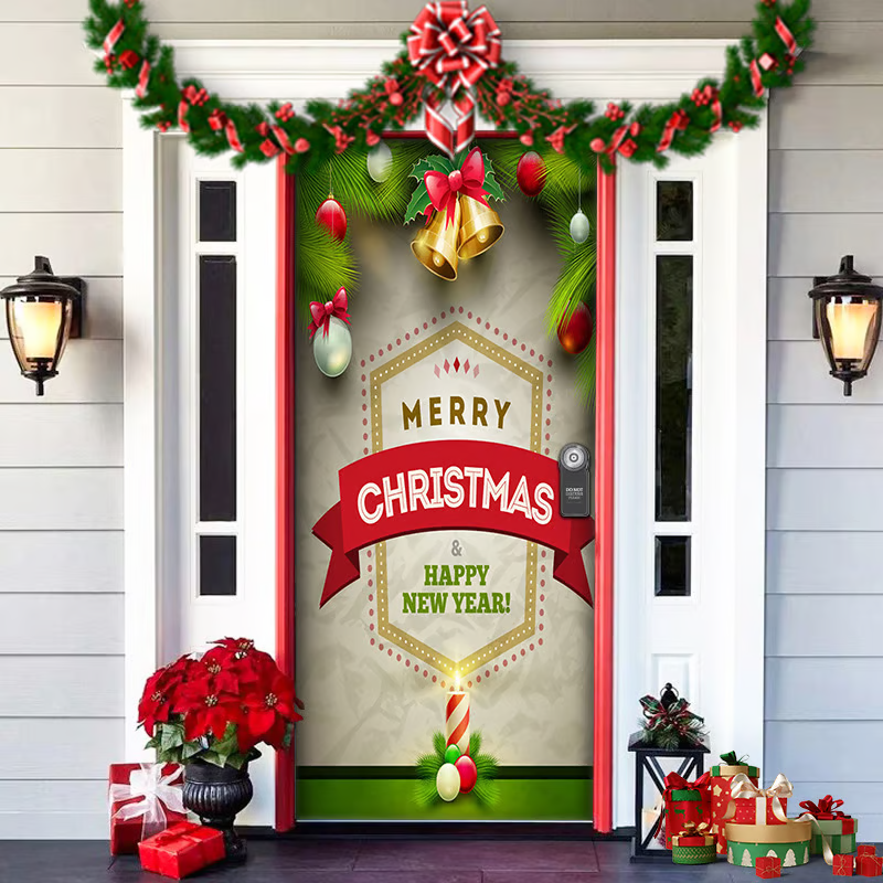 (🎄Christmas Hot Sale - 49% OFF) 2024 Christmas Front Door Decoration, BUY 2 FREE SHIPPING