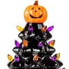 Halloween Colored lights Christmas Tree-Handcrafted and Hand Painted