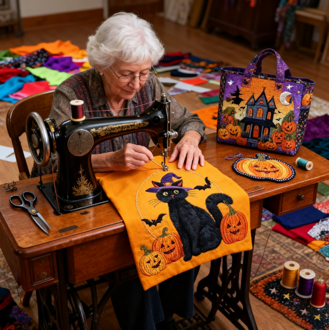 🎖️Halloween Special: 50% off everything!，Halloween Quilted Tote Bag