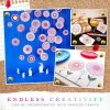 Spiral Art Clear Gear Geometric Ruler (22 Pcs)