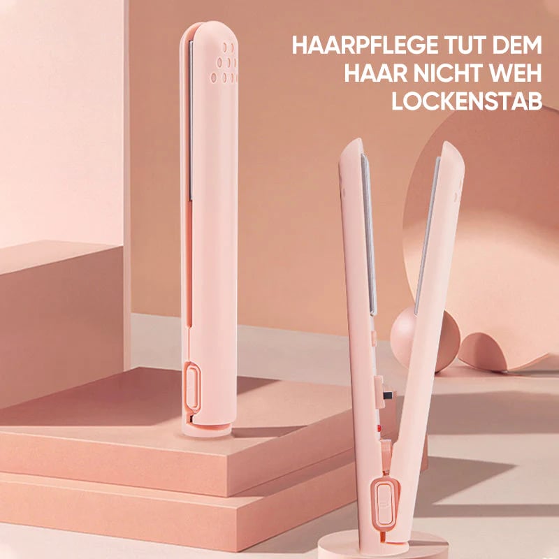 🔥Oaealn™ Mini-Lockenstab mit doppeltem Verwendungszweck