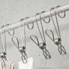Stainless Steel Metal Long Tail Clip with Hooks-BUY 4 FREE SHIPPING