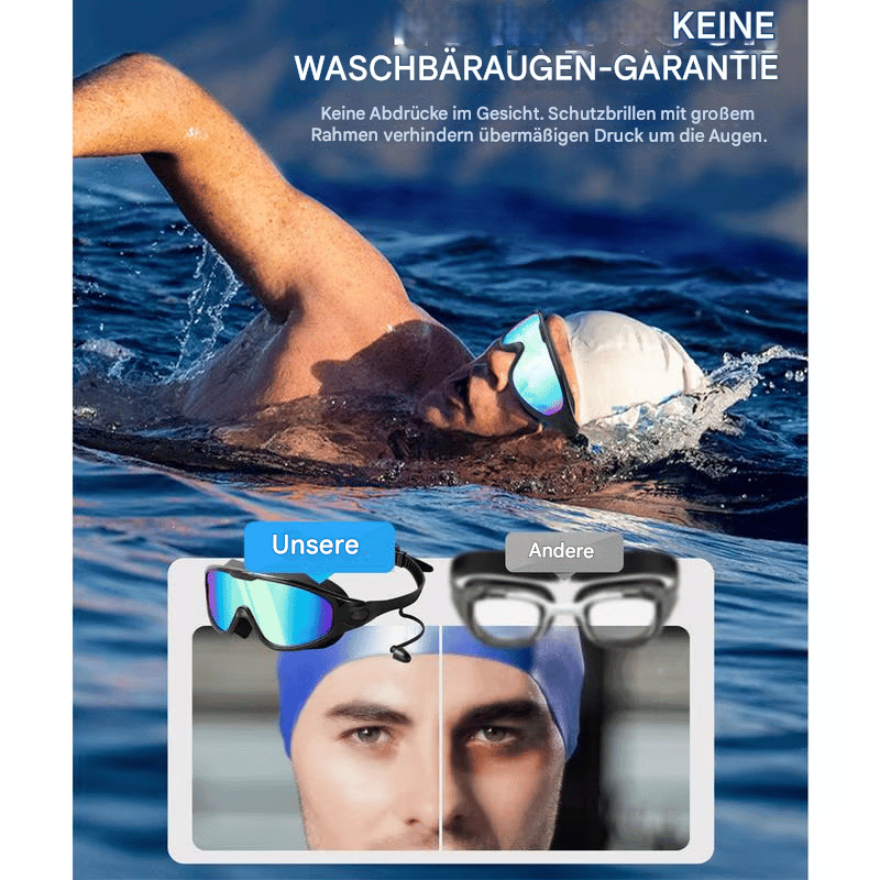 🔥Keine undichten Schwimmbrillen für Männer, Frauen und Jugendliche