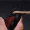 Father's Day Gifts-Black Cord Folding Knife