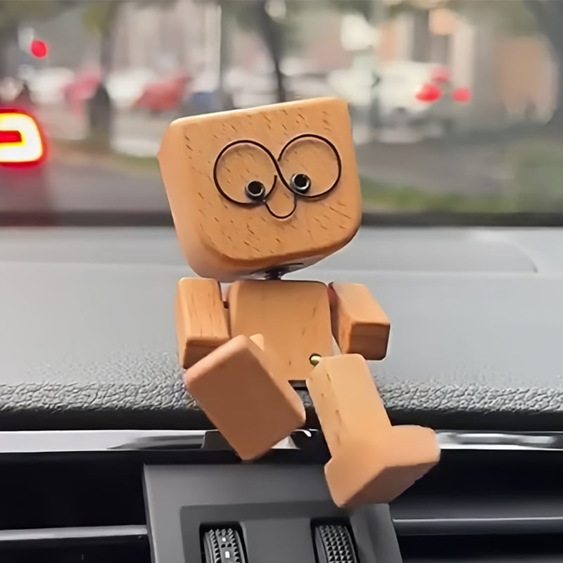 🔥Last Day Promotion 70% OFF🔥Charming Little Wooden Figure with 12PCS Magnetic Expressions