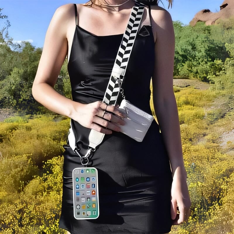 🔥Letzter Tag Verkauf 49% Rabatt📱Umhängephone-Gurt mit Reißverschlusstasche