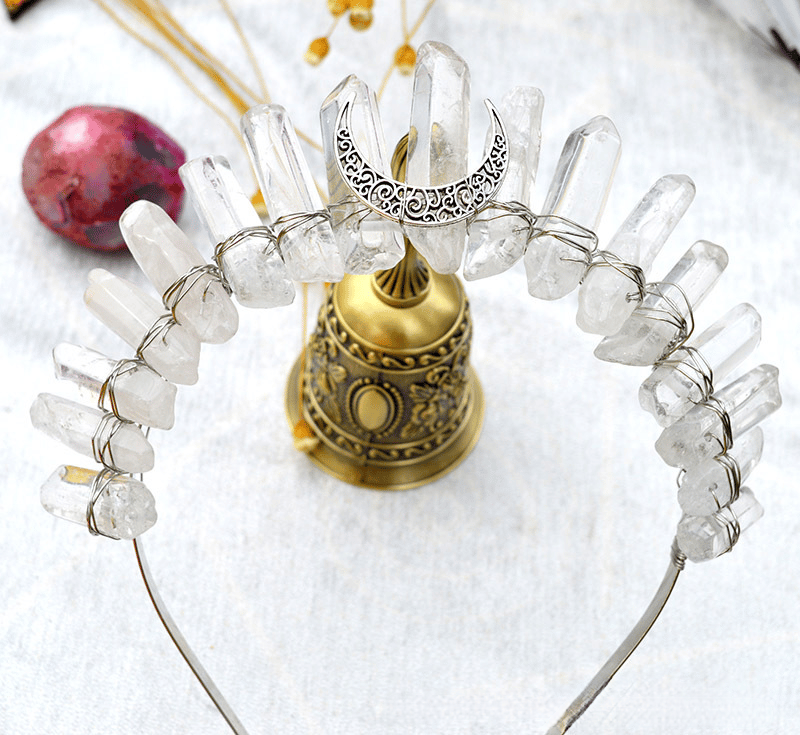 🎁2023-Christmas Hot Sale-HANDMADE NATURAL CRYSTAL CROWN