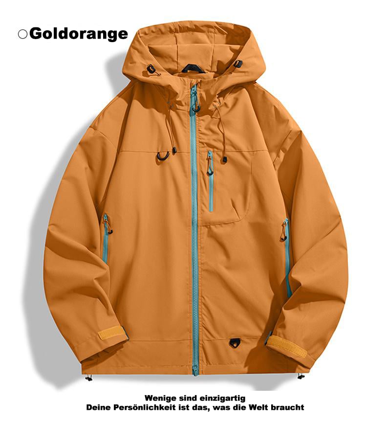 🥾LETZTER TAG 49 % RABATT👔 Wasserdichte Jacke: Wasserdichte Jacke mit 3D-Schnitt – geeignet zum Wandern, Pendeln und für Freizeitausflüge!
