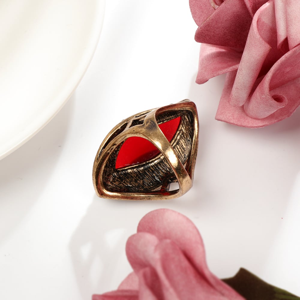 🔥Last Day 75% OFF🎁 Turkish Style Red Gemstone Eyes Vintage Ring