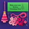 ☃️ DIY Button Snowman Ornament Kit