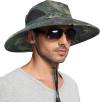 EINSKEY Unisex Sun Hat, Waterproof Wide Brim Bucket Hat Packable Boonie Hat for Fishing Hiking Gardening Safari Beach