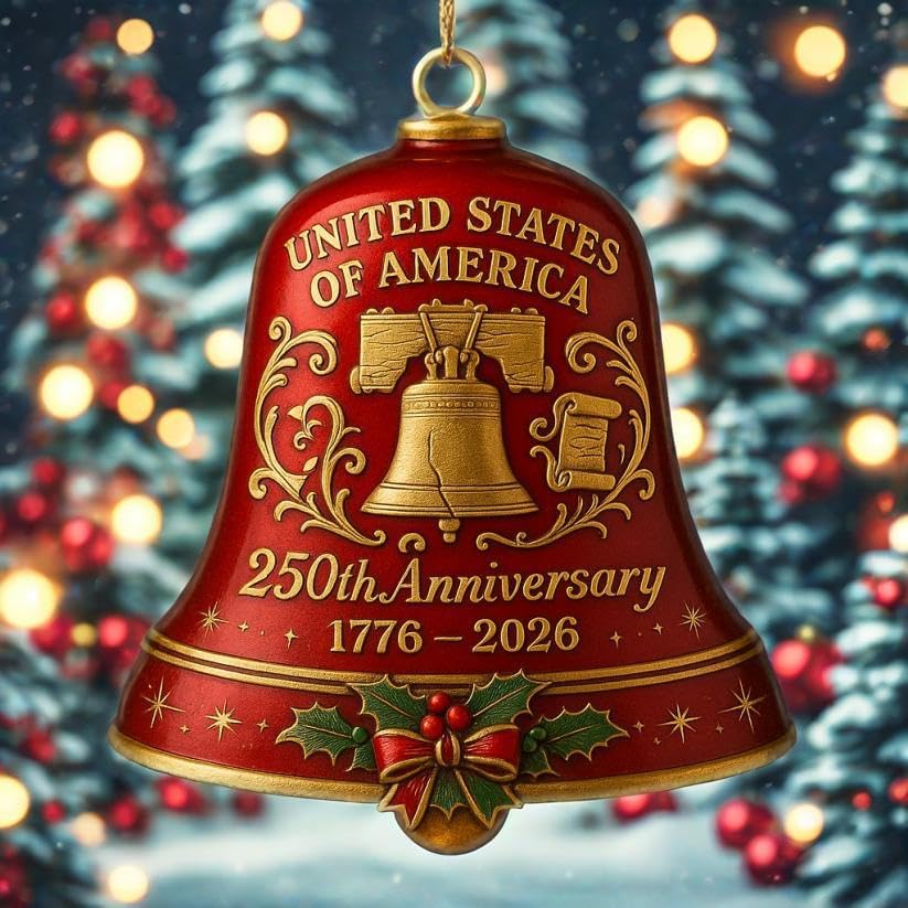 ⏰LAST DAY SALE 50% OFF🔔United States 250th Anniversary Bell Ornament