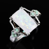 (🔥2023 HOT SALE-49% OFF)Vintage Inlaid Square Opal Ring-BUY 2 FREE SHIPPING