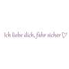 ✨1 KAUFEN, 1 GRATIS💓 „Ich liebe dich, fahr vorsichtig“-Aufkleber (4 Stück)