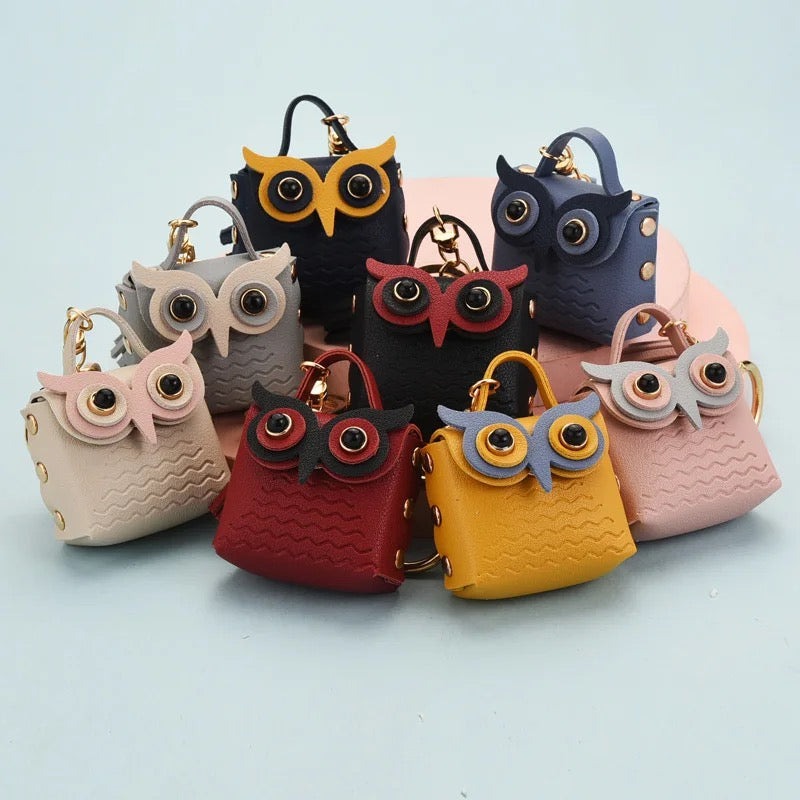 (🌲Early Christmas Sale- 49% OFF) Mini Owl Coin Purse Keychain