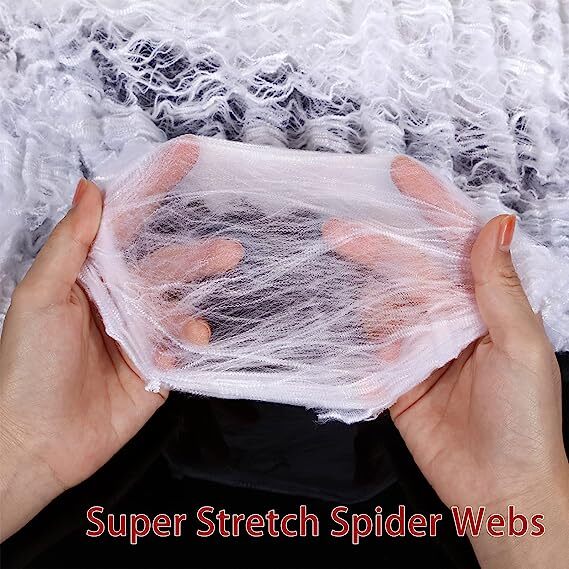 🎃HALLOWEEN PRESALE 48% OFF-1400 Sqft Halloween Spider Web Decor (BUY 2 GET FREE SHIPPING)