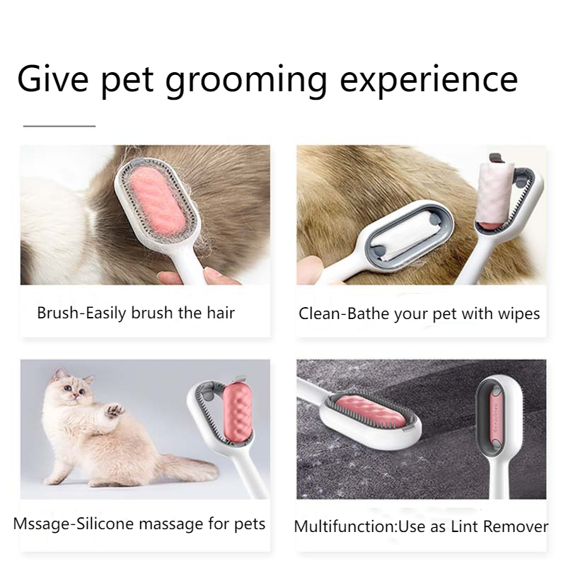 (🔥Last Day Promotion- SAVE 48% OFF) 2 In 1 Pet Deshedding Brush(buy 2 get 1 free now)