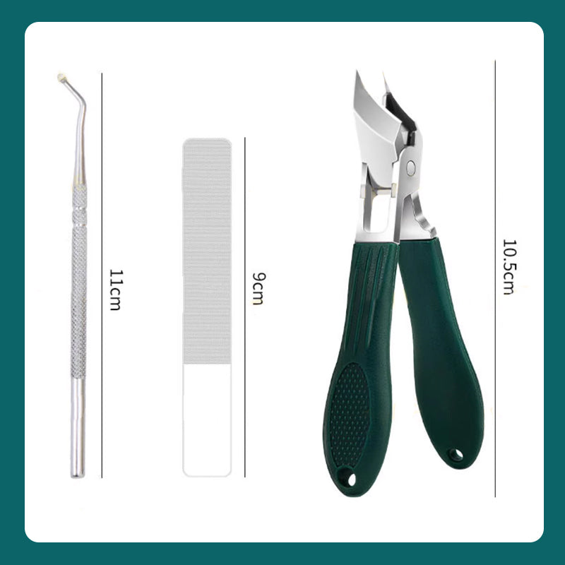 🔥Anti-Splash 25 ° Slant Edge Nagel Clipper 3-teiliges Set