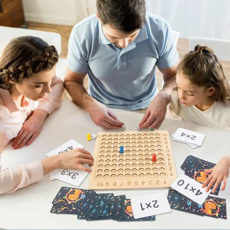 🔥Last day promotion 50% off🔥Wooden Montessori Multiplication Board Game - BUY 2 FREE SHIPPING