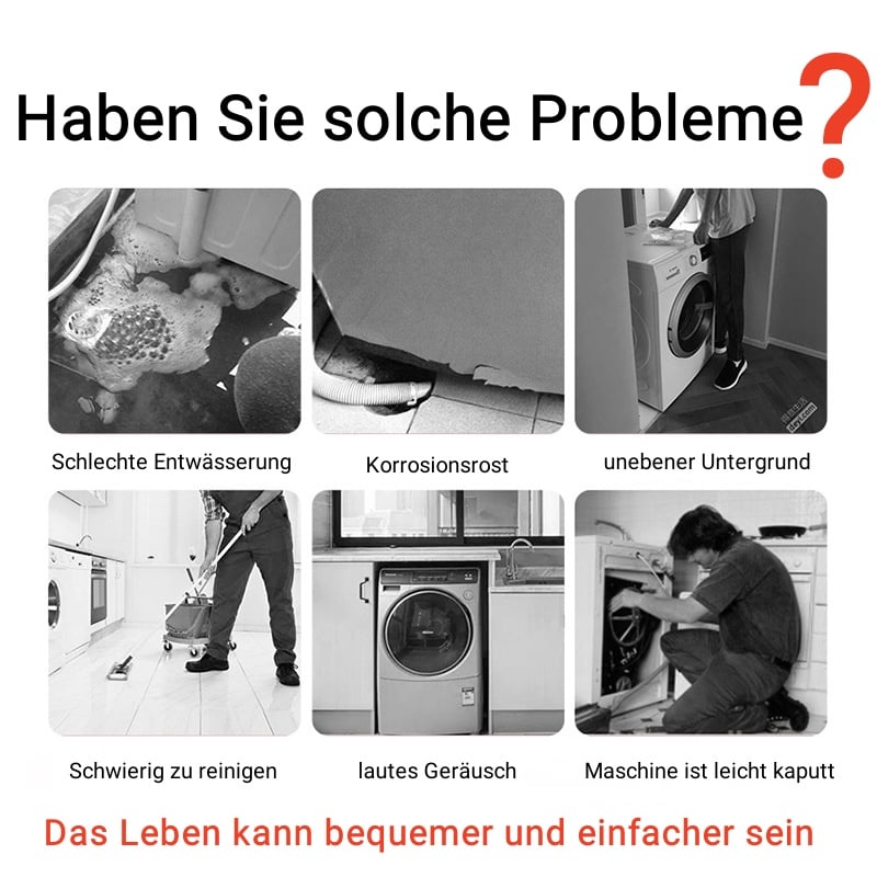 🔥Letzter Tag 49 % Rabatt☀️Stoßfester Waschmaschinen Halter