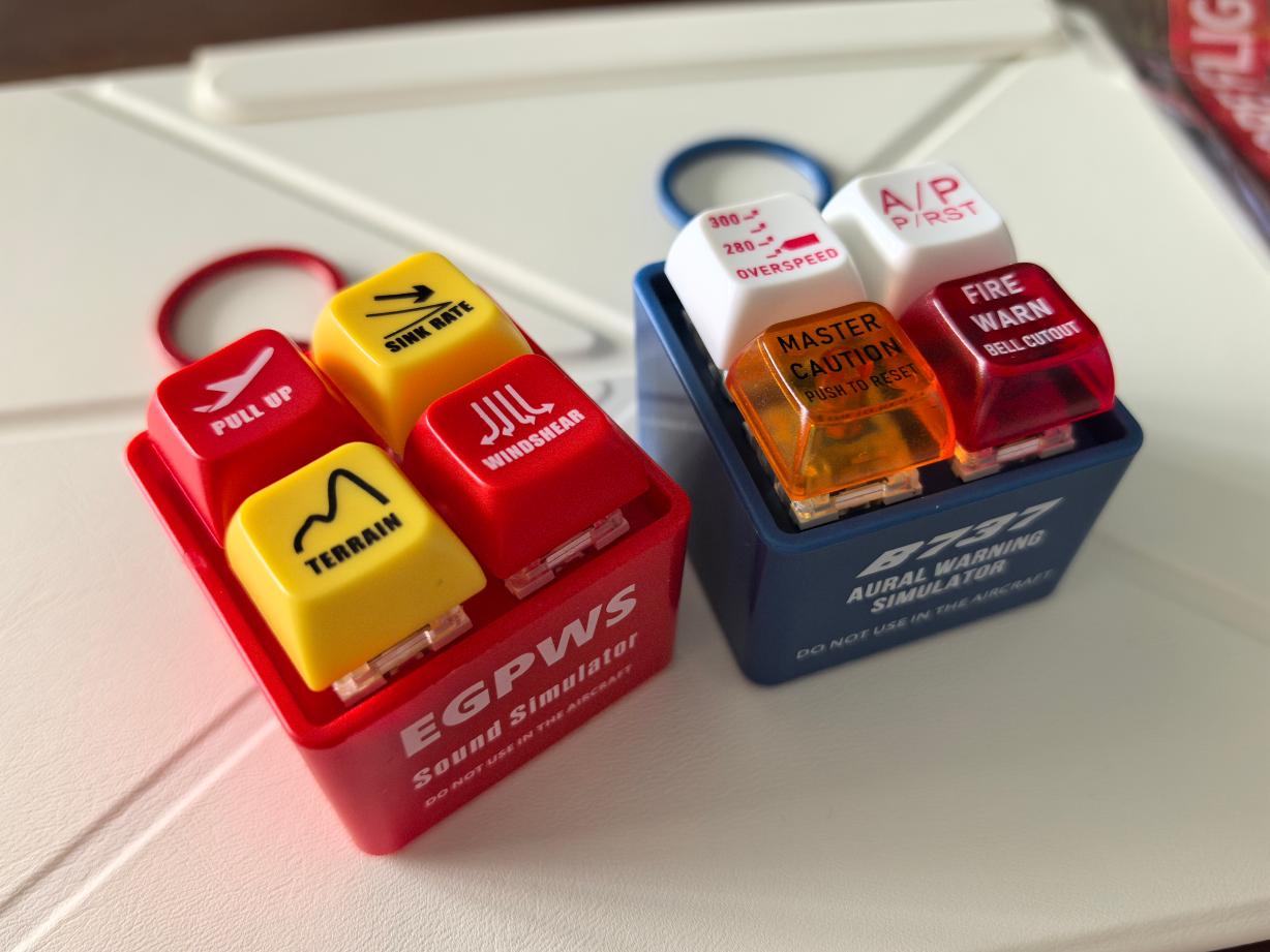 Pilot And Crew Alert Keychain EGPWS Warning Sound Simulator