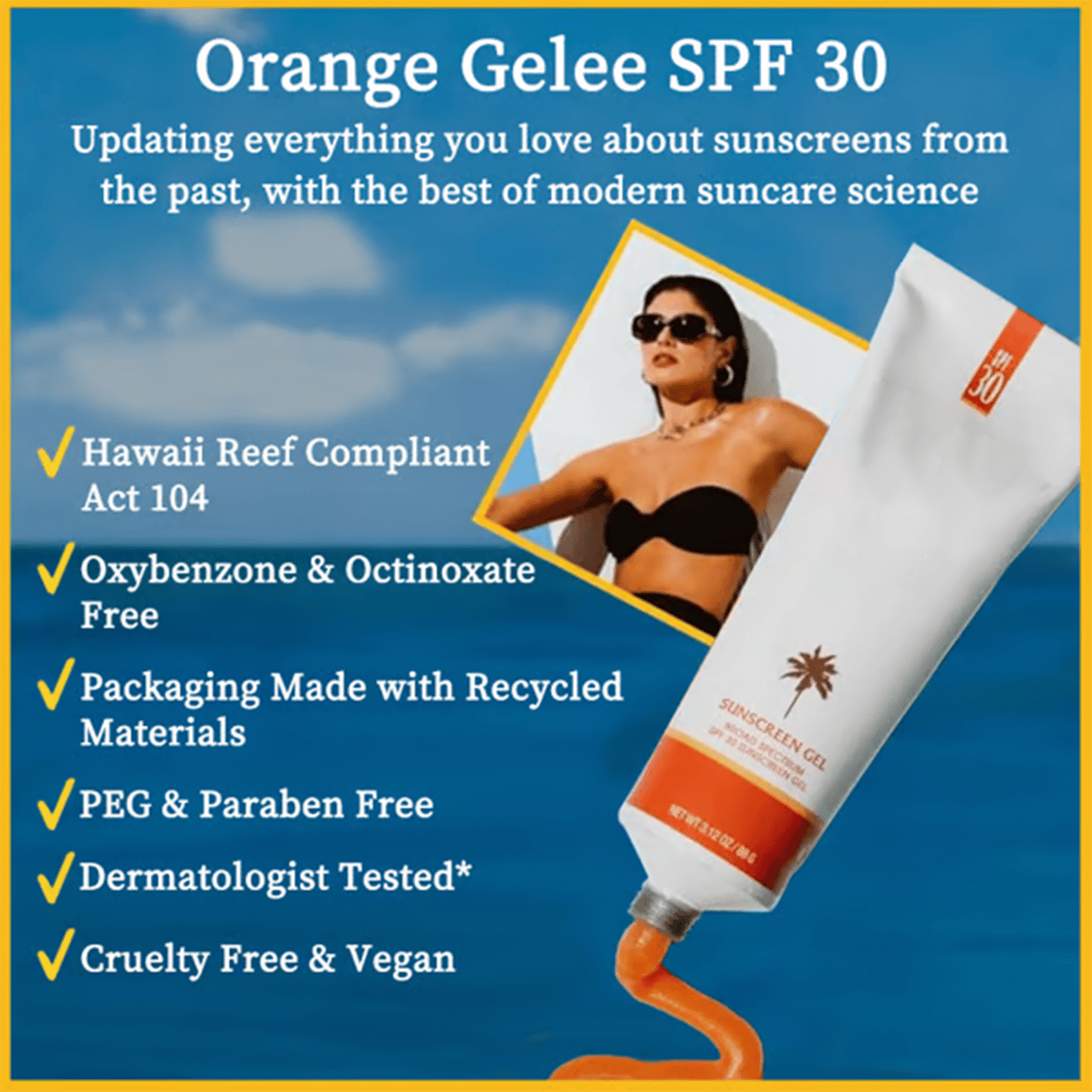 🔥Last Day Promotion 70% OFF🔥Orange Tanning Gel SPF30+⚡BUY 2 GET 1 FREE