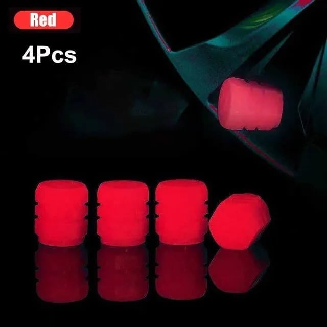 🔥Last Day Promotion 70% OFF-🔥-Glow in The Dark Valve Caps (Universal Fits Any Car)