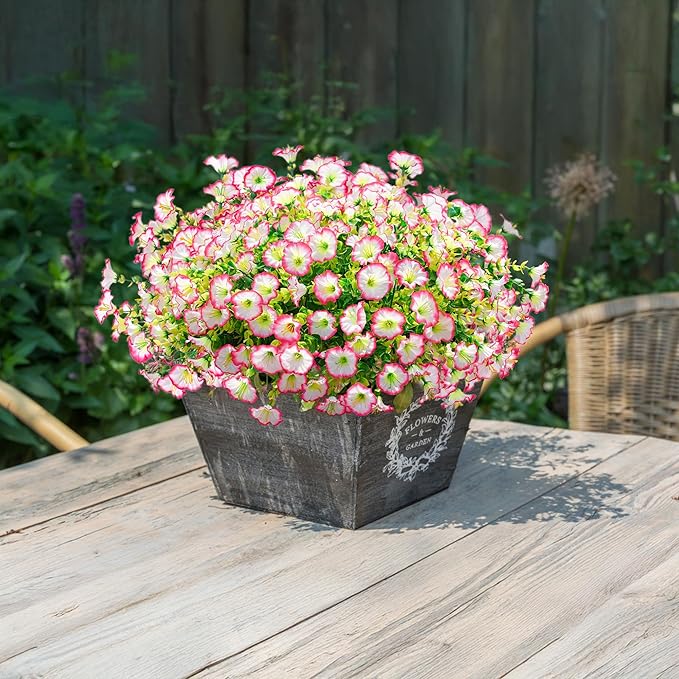 🌸 Spring Summer Home Decoration - 🌿 Fake Silk Colorful Morning Glory