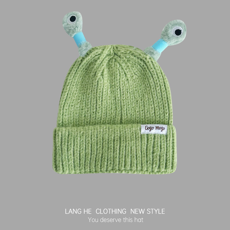 🔥Christmas Sale-79% OFF🔥Little monster LED knitted hat(one size for all)