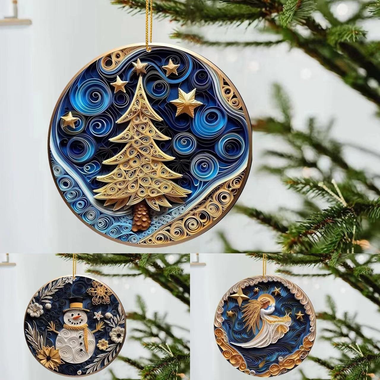 🎁Handmade Ornaments With Good Wishes