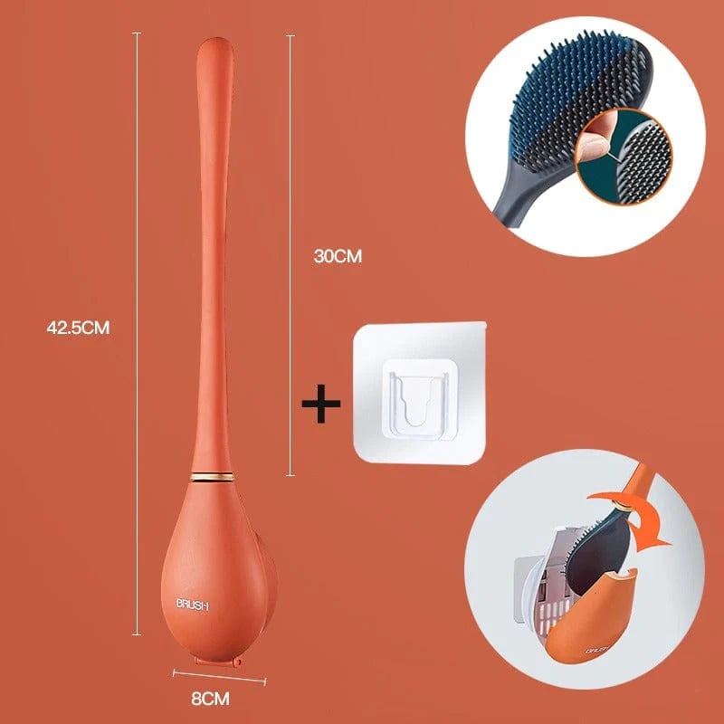 ✨Moderne flexible Toilettenbürste aus Silikon für zu Hause