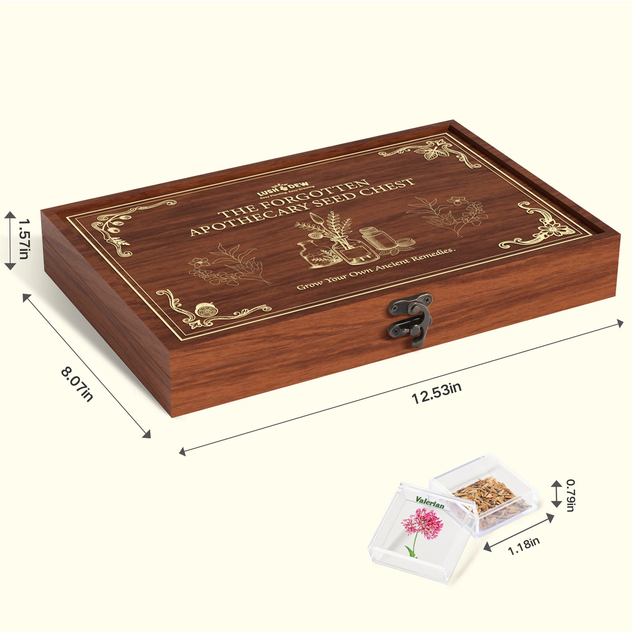 Last Day Flash Sale-60% OFF🔥The Forgotten Apothecary Seed Chest - 40 Varieties of Medicinal Herb Seeds