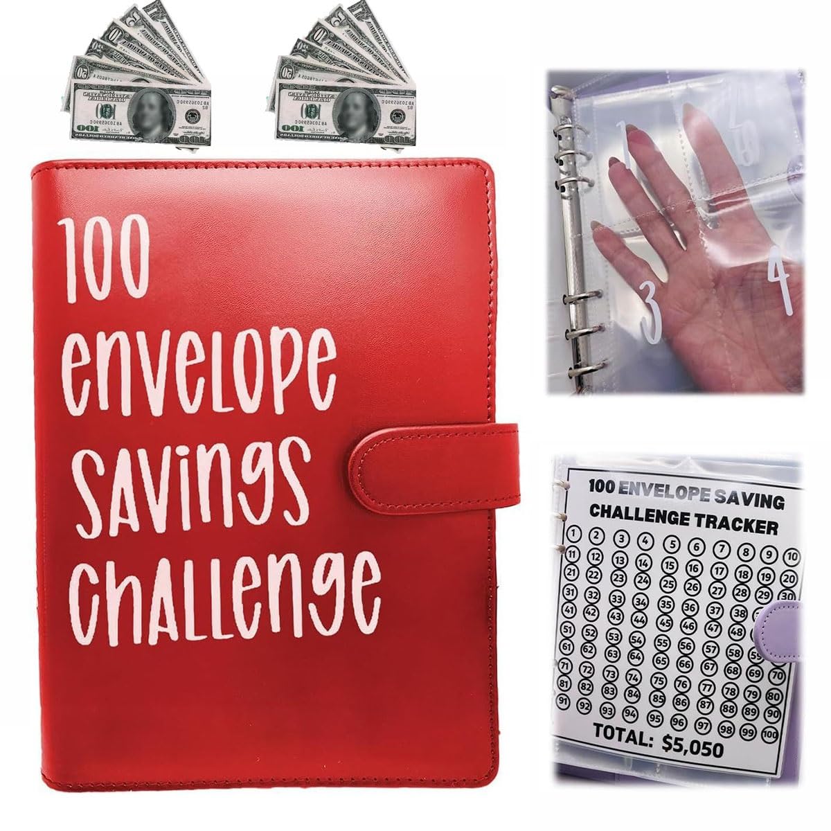 100 Envelope Challenge Binder