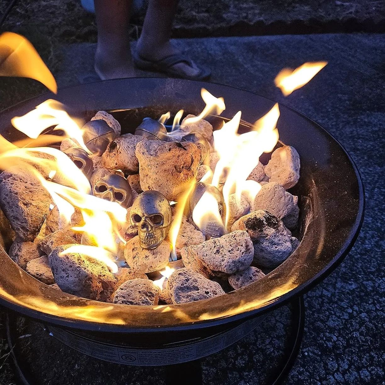 TikTok Last Day Promotion -60% OFF🎉Terrifying Human Skull Fire Pit💀