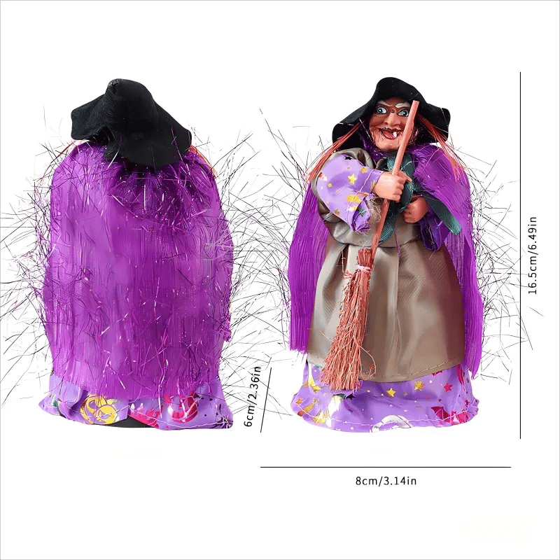 🎁TikTok Last Day Sale - 70% OFF🧙🧹Halloween Witch Doll Statue Decor Desktop