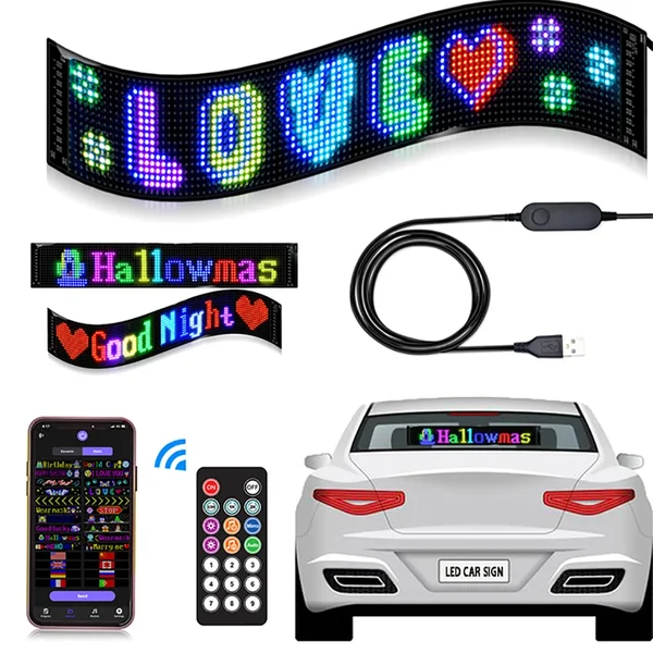 🔥Last Day 50% OFF🔥Ultra-thin Flexible Bluetooth LED Screen⚡Buy 2 Free Shipping