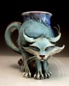 🎁HANDMADE ART CAT TEAPOT-BUY 2 FREE SHIPPING