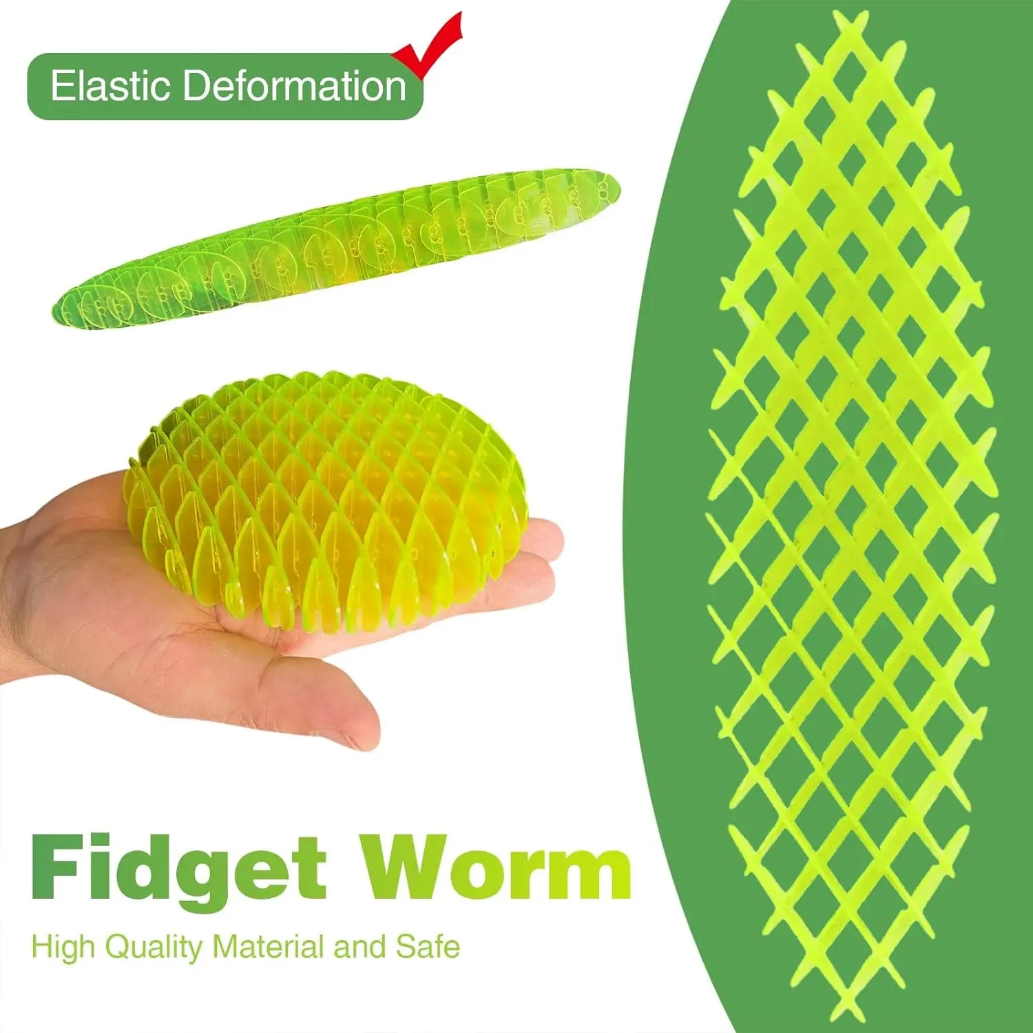 🔥Last Day Promotion 70% OFF🔥Portable Stretchy Squeeze Fidgets Worm Toys