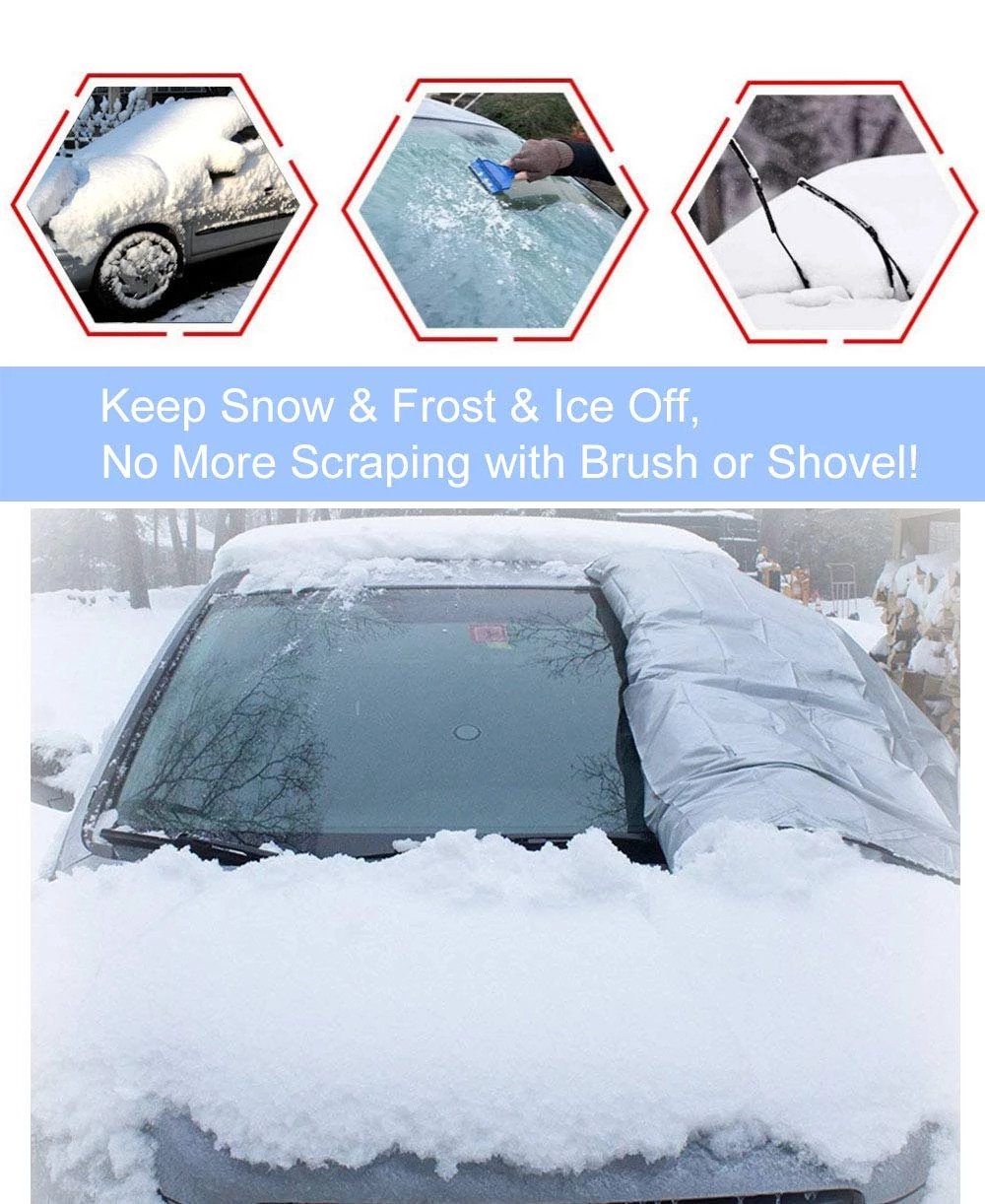 (🎄Early Christmas Sale🎄- Save 50% OFF) Permium Winshield Snow Cover Sunshade- Buy 2 Get Free Shipping