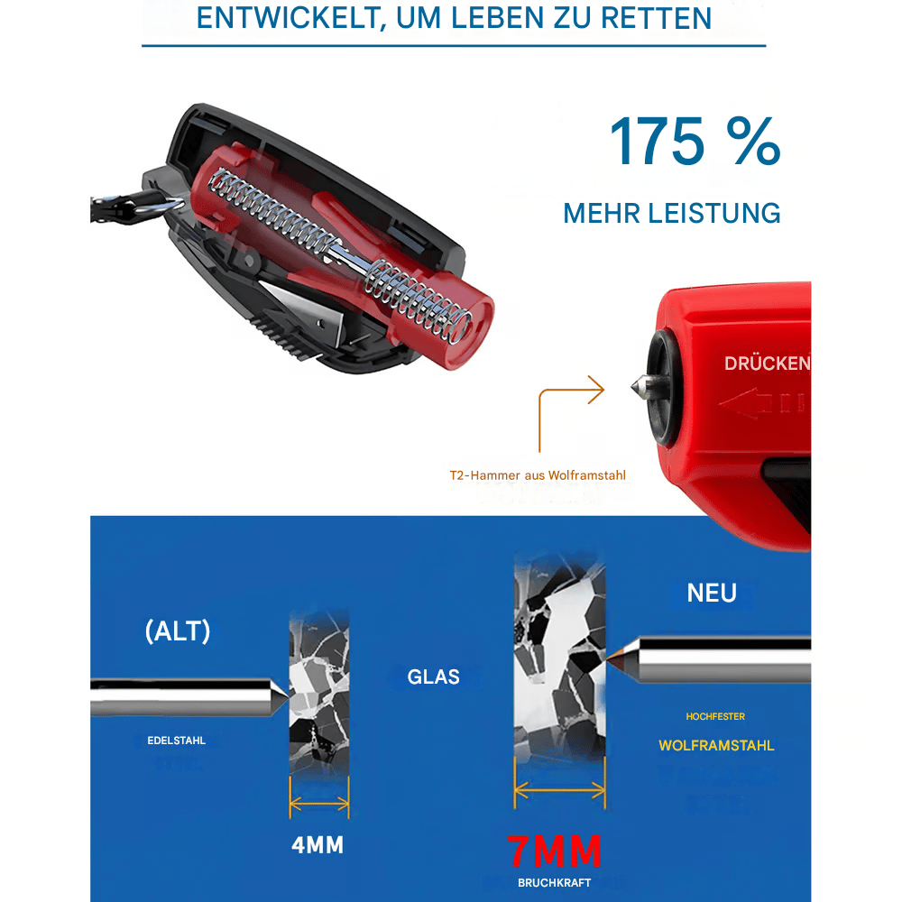 🔥Letzter Tag 49% Rabatt🔨2-in-1 Notfall-Fensterbrecher & Schneide