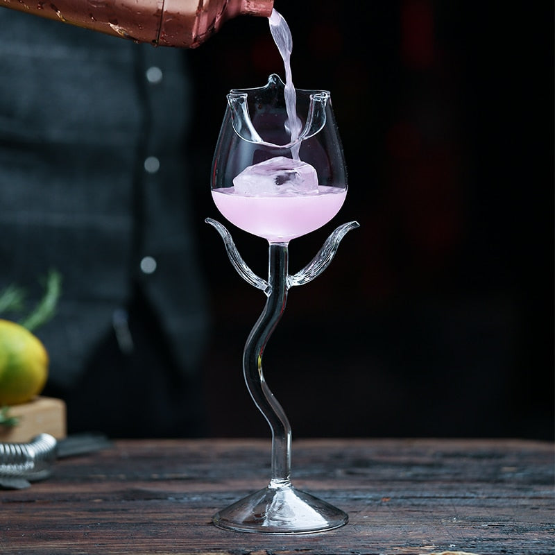 Love Blooms Cocktail Glass