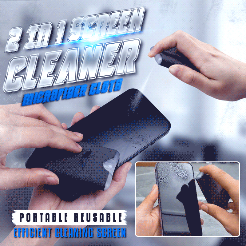 🔥Last Day 50% OFF🔥Portable Reusable 2 in 1 Screen Cleaner - BUY 3 GET 2 FREE(5 PCS)