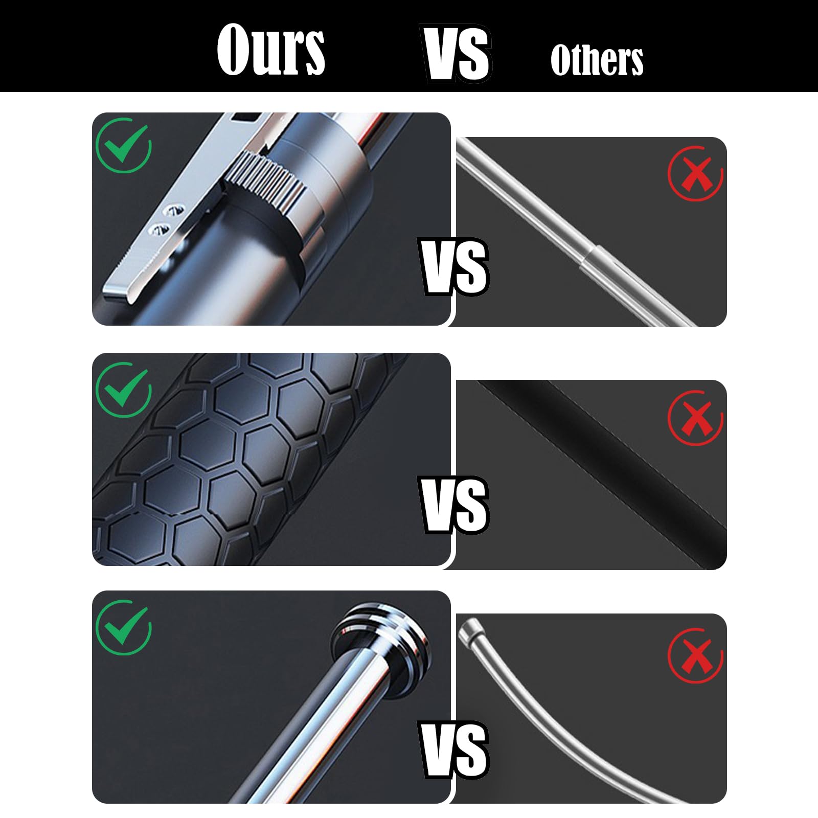 Outdoor Self-Defense Hiking Stick-Auto Baton Self Defense Tool