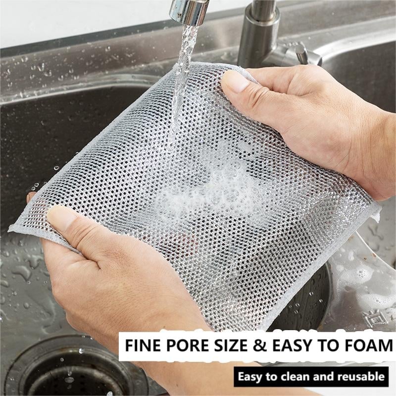 🔥Hot Sale —Double Stainless Steel Scrubber