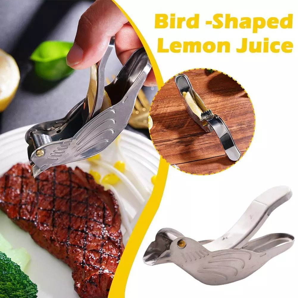(🎄Early Christmas Sale - 49% OFF) Stainless Steel Bird Shape Lemon Juicer - BUY 3 GET 20% OFF