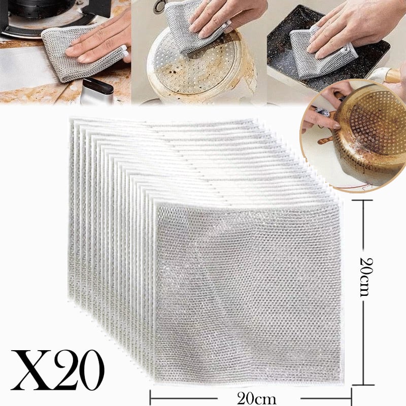 (🌲Early Christmas Sale - 49% OFF) Multipurpose Wire Miracle Cleaning Cloth